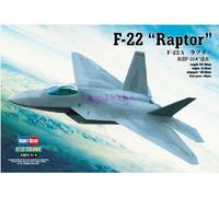Hobbyboss 1:72 Scale F-22A Raptor Assembly Authentic Kit