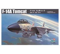 Hobbyboss 1:72 Scale F-14a Tomcat Diecast Model Kit , Navy,264.8mm length,155.5/271.4mm wingspan