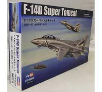 Hobbyboss 1:72 Scale F-14d Super Tomcat Diecast Model Kit, Navy