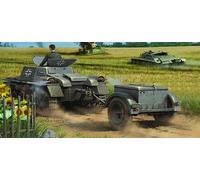 Hobbyboss 80146 Munitionsschlepper auf Panzerkampfwagen I Ausf A with Ammo Trailer Model Making, White