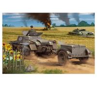 Hobbyboss 80146 Munitionsschlepper auf Panzerkampfwagen I Ausf A with Ammo Trailer Model Making, White