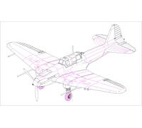 Hobbyboss 1:72 Scale IL-2M3 Attack Aircraft Diecast Model Kit, Black (HBB80285)