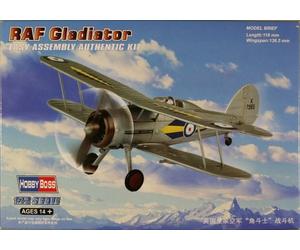 Hobbyboss 80289 1:72nd scale RAF Gladiator Easy Assembly