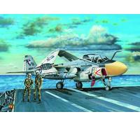 HobbyBoss Plastic Aircraft Model Kit A-6E Intruder 1:48 Scale Grey