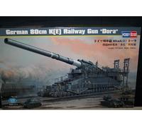 Hobbyboss 82911 - 1/72 WWII German 80cm K(E) Railway Gun Dora - New