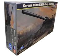 Hobbyboss 82911" German KE Railway Gun Dora Plastic Model Kit, Brown, 1:72 Scale