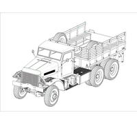 HBB83801 - Hobbyboss 1:35 - US White 666 Cargo (Hard Top)