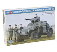 HobbyBoss Plastic Model Kit 83814 – Le.Pz.Sp.Wg (Sd.Kfz.221) Leichter Panzerspähwagen 1:35 Late