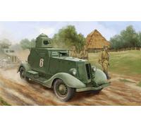 Hobbyboss 83882 1:35 Scale Soviet BA-20 Armoured Car Mod.1937 Plastic Model Kit, Clear,Green, Mittel