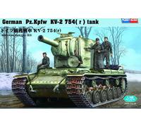 Hobbyboss 1:48 scale model kit - German Pz.Kpfw KV-2 754(r) tank HBB84819