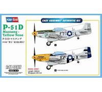 Hobby Boss 85808 North-American P-51D Mustang Yellow Nose 1:48 Aircraft Model