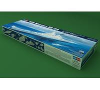 Hobbyboss HBB86516 1:350-USS Missouri BB-63 Scale Model Kit, Molded Color