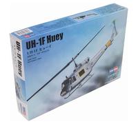 Hobbyboss 87230 "UH-1F Huey Plastic Model Kit, 1:72 Scale