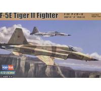 Hobbyboss 1:72 Scale F-5E Tiger II Fighter Re-Edition Assembly Kit, 20.02 x 11.28 x 5.64 cm