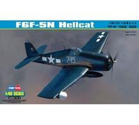 Hobbyboss 1:48 Scale F6F-5N Hellcat Model Kit (Grey)