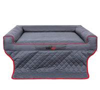 Hobbydog R3 Viki Dog Basket/Bed/Sofa Suitable for Trunks, 110 x 90 cm, Grey