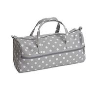 Hobbygift MR4698_ Value: Knitting Bag: Grey Spot, Cotton Blend, 15 x 42 x 17.5 cm