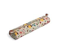 HobbyGift MR4699/29 Owl Print/Natural Zip Soft Knitting Needle Case 10x42x5½cm
