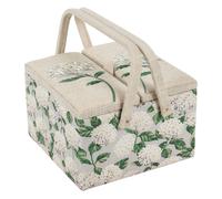 HobbyGift Sewing Box (Large) Twin Lid - Square - Hydrangea - Storage MRLTLE\659