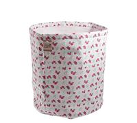 Hobbygift TK22118 | Fabric and Yarn Storage Bucket | Rose Spot | 31 x 38 x 31cm