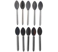 HOBBYIN 10pcs Stainless Steel Medicine Spoon, Reagent Medicine Spoon, Double Headed Medicine Spoon, Micro Sampling Spoon,Lab Scoop Filling Tray Powder Tool