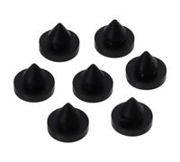 HOBBYIN 12pcs Door Silencer 1/2" Heavy Duty Rubber Silencer Shock Absorber,Rubber Door Stop Stud Replacement Tips Doorstopper Bumpers