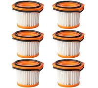 HOBBYIN 6 Pack Replacement Vacuum Filter for Shark Wandvac System WS620 WS630 WS632 WS632BLBRN WS632GDBRN WS632GNBRN,Washable Reusable Filter