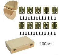 Hobbyist's Selection Classic Minibox Hinge Collection of A Hundred Pieces Designed for Craftsmanship