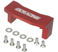 HobbyMarking 1/10 RC Aluminum Servo Mount for Tamiya TT-02 / TT-02B Chassis 1/10 RC Buggy Car Upgrades Parts #54977 (Red)