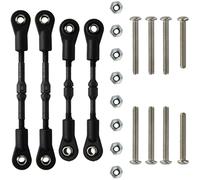 HobbyMarking 1/10 RC Car Adjustable Steering Turnbuckle Rod Linkage Set for Tamiya TT-02B Hop-up Upgrade Parts