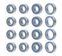 HobbyMarking 16Pcs Steel Rubber Sealed Ball Bearing Kit for Tamiya TT-02 Chassis RC On-Road Car Upgrade Accessories