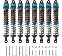 HobbyMarking 8Pcs Aluminum Oil Shocks Absorber Damper Set For Tamiya Bullhead Super Clod Buster Upgraded Parts