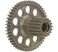 HobbyMarking Aluminum Counter Gear 50T/17T for Tamiya CW-01 Chassis Lunch Box Grasshopper Hornet RC Buggy Car Upgrade Parts