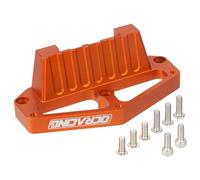HobbyMarking Aluminum Front Lower Arm Stabilizer Mount for 1/12 Tamiya CW-01 Chassis Lunch Box Midnight Pumpkin RC Buggy Car Upgrade Parts (Orange)