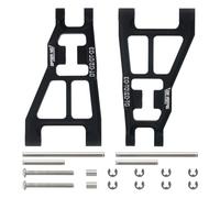 HobbyMarking Aluminum Front Lower Suspension Arms Set for 1/10 Scale Tamiya DT-02 DT-03 Chassis RC Buggy Car Upgrades Parts