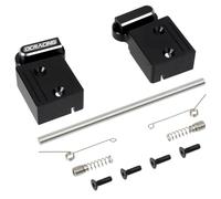HOBBYMARKING Aluminum Rear Axle Holder w/Spring for Tamiya Grasshopper 2 RC Off-Road Car Upgrade Parts (Black)