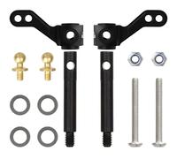 HOBBYMARKING Aluminum Upright Front Knuckle Arm Set for Tamiya CW-01 Chassis Lunch Box/Grasshopper Hop-Up Upgrades Parts