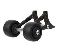 HobbyMarking Carbon Fibre Adjustable Wheelie Bar Tail Wheel Head Up for 1/12 Tamiya CW-01 Lunch Box Midnight Pumpkin Grasshopper Hornet RC Off-Road Car Upgrade Parts