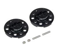 HobbyMarking RC Aluminum Rear Wheel Hub Adapter Locking Hub for Tamiya CW01 Lunch Box/Grasshopper 2 / FAV Frog Crawlers Upgrad Parts