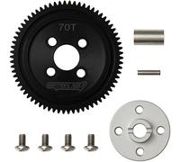 HobbyMarking RC Car 68T/70T High Speed Gear Set for Tamiya TT-02 TT-02B TT-02D XV-01 Type-R #54500 Upgrades (70T Gear Set)