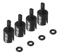 HobbyMarking RC Car Aluminum Gear Box Joint Cup Set for Tamiya TT-01 / TT-01E / TT-02 / TT-02B Chassis 1/10 Drift Car Upgrade Parts #54477