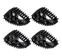 HobbyMarking TRX-4M Snow Wheel and Tires High-Grip Winter Track Tires for 1/18 TRX4M RC Crawler Performance Upgrade Accessories (Black)