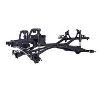 HobbyMarking Twin I-Beam 2WD Pre-Runner CNC Aluminum Chassis Kit for 1/10 RC Crawler Axial SCX10 I II III Pro TRX4 Capra Upgrades (Black)