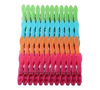 hobbyme Clothes Pins, 48Pcs Colorful Plastic, Heavy Duty Laundry, Mini Air-Drying Clips, Versatile for Towel, Food Package, Decorations