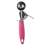 hobbyme Stainless Steel Scoop - Ice Cream Scoop Disher -Disher Scoop Cookie Scoop All-purpose Scoop with Pink Handle for Ice Cream, Yogurt, Cookie Dough, Meat Balls