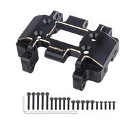 HobbyPark 22.5g Brass Skid Plate for Redcat Ascent-18 Transmissions Mounting Upgrades Parts Redcat 1/18 RC Crawler Parts Heavy Duty Accessories Replacement Black Coating