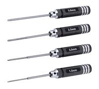 HobbyPark - 4pcs Hex Screwdriver Set 1.5mm 2.0mm 2.5mm 3mm RC Repair Tool Kit for Traxxas RC Car Drone Multi-Axis Helicopter Arrma Axial Losi Redcat