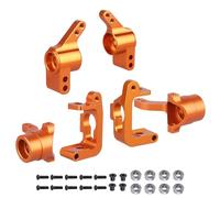 Hobbypark Aluminum Front Knuckle Base C Hub Rear Hub Carrier Set (L/R)(Al.) for RC HPI WR8 Flux Bullet ST MT 3.0 Ken Block Upgrade Parts