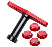 HobbyPark Extended 17mm Wheel Wrench & 17mm Hex Wheel Nuts Adapter Dustproof Mount Caps for 1/8 Arrma Typhon 6S Kraton Outcast Infraction Notorious Talion Blx and 1/7 Scale