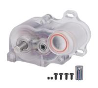 HobbyPark LCG Complete Transmissions Gearbox for 1/10 RC Crawler SCX10 SCX10 II | Low Center of Gravity, Lightweight Design, Hardened Steel Gears | Ideal for Custom LCG Builds (Transparent)